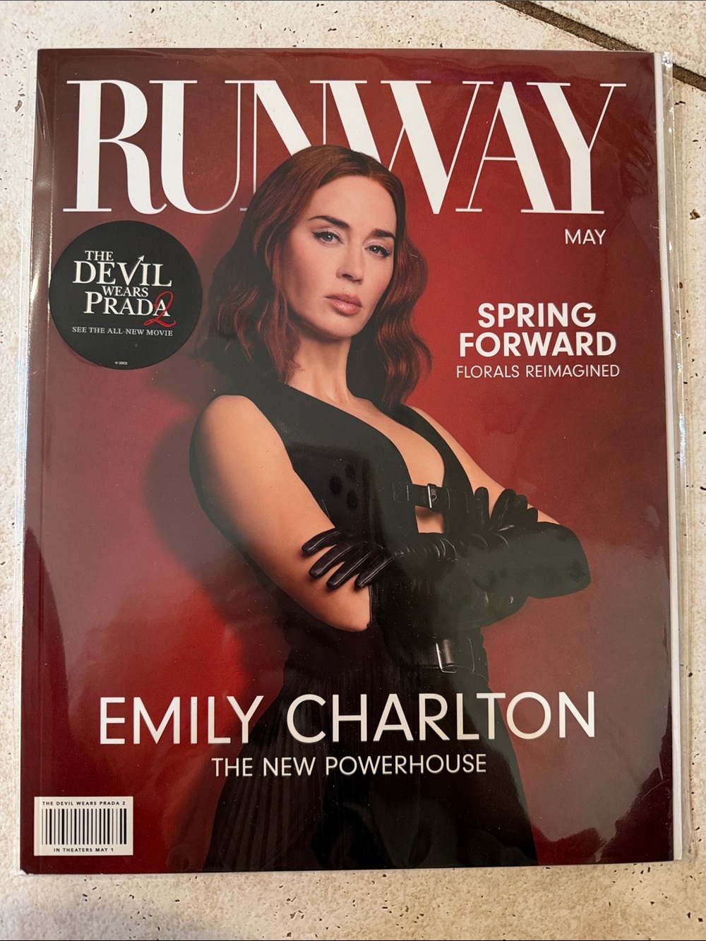 The Devil Wears Prada 2: Runway Magazine May- Maroon Cover
